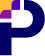 Perhaps Logo Symbol, a large P in the brand colors of navy blue, chrysler blue, violet purple, and sandy brown.